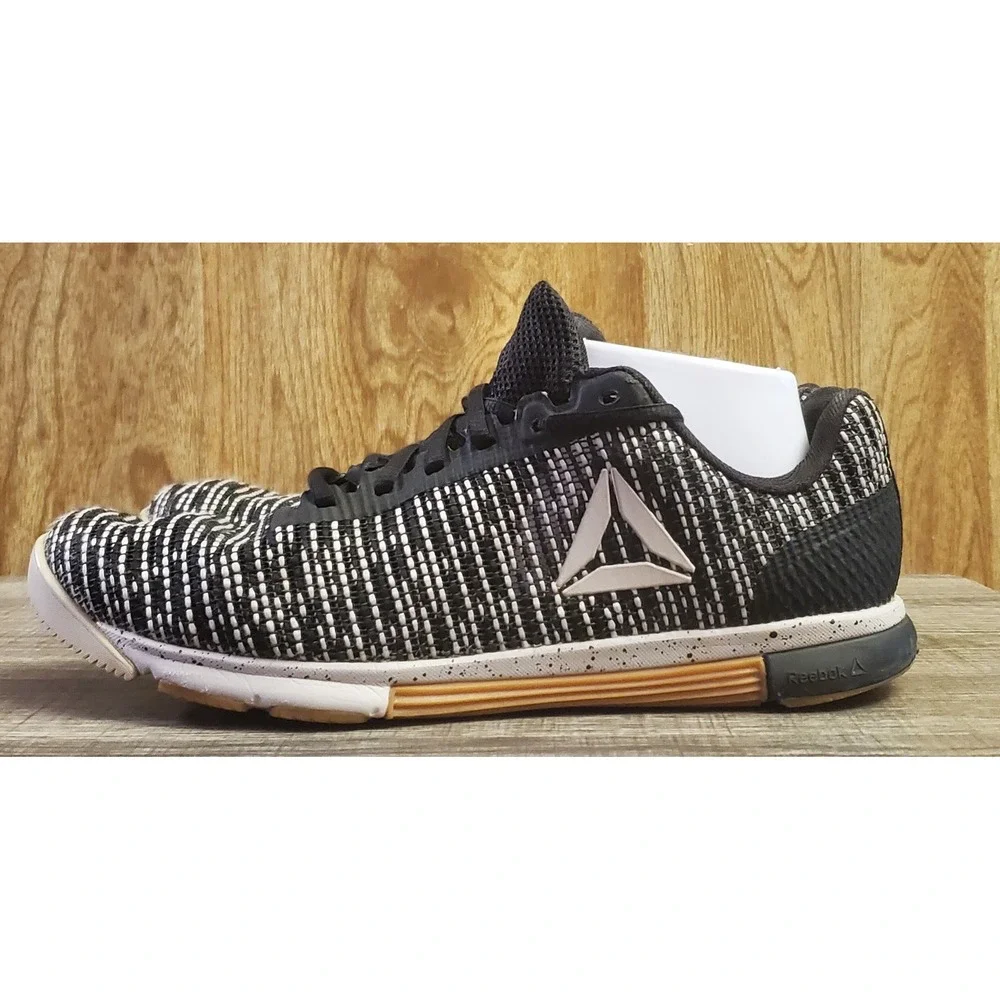 Reebok Speed‎ TR Flexweave Training CrossFit Shoes Women's Size 9 White Black